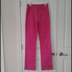 DG2 Diane Gilman Denim Pink Tall Boot-Cut Jeans - Size 2T